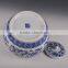 Factory blue and white porcelain antique jars with lid from Jingdezhen