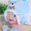 baby ear protection plush hats/cute animal shape baby plush hats/custom baby hat