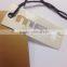 China hotsell string paper garments hang tags for jeans with eyelet