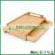 Bamboo layered serving tray