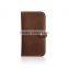 2016 flip cover wallet case for Iphone 6s with card slots, leather wallet case, mobile phone wallet case
