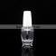 High quality China manufacturer empty custom clear glass nail polish bottle with cap brush