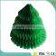Green Tree Foldable Handmade Honeycomb Christmas Paper Decorations