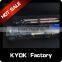 KYOK elegrant pvc packing curtain rod set,wrought iron durable curtain pole&finials wholesale