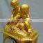golden mechanical clock