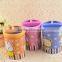 cute and durabel metal pen container with detachable lid