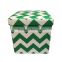 Vintage Look Folds Flat Folding Storage Ottoman Seat