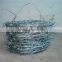 Hot dipped galvanized iron barbed wire