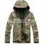 Man Waterproof Softshell Camo Jacket