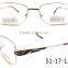 New design full rim silver color with black paint men and women cheap metal eyewear optical frames                        
                                                Quality Choice