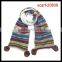 winter christmas design scarf stock