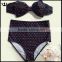 Cutest Women Retro Polka Dot High Waist Bikini Beach Set