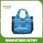 Single layer foldable shopping bag with handle