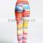 colorful printing fitness yoga leggings , always cotton leggings for woman