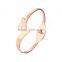 2016 New Stainless Steel 18K Rose Gold Cute Fox Bangle for Women,Girls