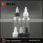 clear plastic pet 30ml 60ml 120ml twist top bottles for e vape liquid