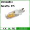 2016 New design OEM/ODM led g9 bulb replacement 40w halogen