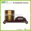Creative cheap decorative desktop business card holder and pen gift set