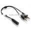 Big Foldable overhead headphone tablet PC gaming headset for ps4 xbox one with detachable mic