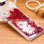 Fashion Transparent phone cases Fun Glitter Star Liquid Phone Back Case cover For Iphone 5/6s/6s plus