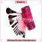 15PCS Private Label Custom Goat Hair Makeup Brush Set Best for Makeup