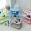 New arrvial Square plastic bathroom shelf storage rack /toilet kitchen shelf storage rack