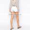 regular fit low rise design cotton blend cheap denim shorts jeans shorts women JXQ1156