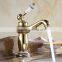 High performance new product bathroom golden basin faucet