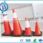 PVC traffic cone for roadway safety