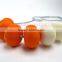 orange&off-white abacus teething beads necklace silicone beads copper teething necklace teething Baby TN045