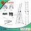 Manufacture aluminium combination extension ladder for sale