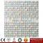 IMARK Mixed Color Marble Mosaic Tiles with Electroplated Coated Glass Mosaic Tiles(IXGM8-037)