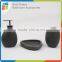 Hot stone diamond bathroom accessories set