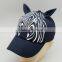 Soft 100% cotton lovely animal zebra children hats