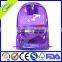 Transparent Material Clear School Back pack Bag, backpack teenage