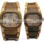 New!! wood watch with gift box Quartz casual watches for man famous brand wood watch chrismas gift wood watch