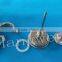 All stainless steel bimetal thermometer with tri clamp