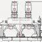 High Quality MP1000 series vertical planetary concrete mixer