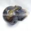 Natural Rock Crystal Skull clear with amethyst geode good for art collection or Christmas gift