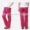 Fashion 100% nylon quick dry waterproof zip off outdoor pants unisex