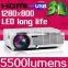 BYINTEK BT96 5500lumens Video HDMI USB TV Full HD 1080P Home Theater 3D LED Projetor Beamer