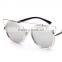 2016 style unisex uv400 mirror lens metal sunglasses