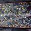 Rectangle Marble Inlay Table Tops, Green Pietra Dura Table Top Flower Degins