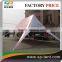 Cheap hot sale royal promotional twin style star display tent 10x14m with printing