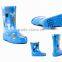 China made skyleblue winter boots for kids with special design
