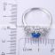 Indian rings wedding opal ring tungsten 925 sterling silver blanks