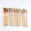 2017 NEW popular cosmetic bursh eyeshadow beauty 12pcs brush makeup