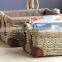 Natural Straw Seagrass Sundry Basket Box