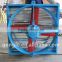 Louvered axial flow fan for workshop