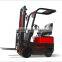 China best selling 750kg 48V 140Ah small electric harga forklift baru